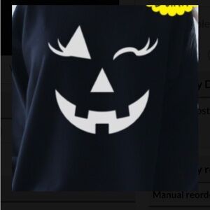 Unisex glow in the dark wink sweatshirt